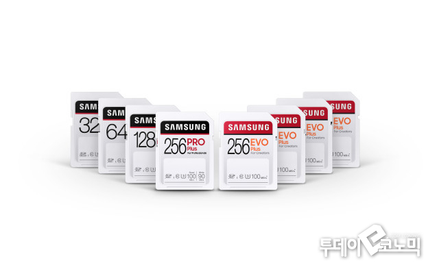 삼성전자의 고성능 SD 카드 신제품 ‘PRO Plus’와 ‘EVO Plus’ (사진=삼성전자)