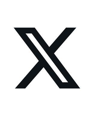 소셜미디어 X 로고.