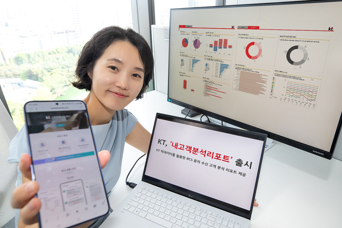 KT 내고객분석리포트 (사진=KT)
