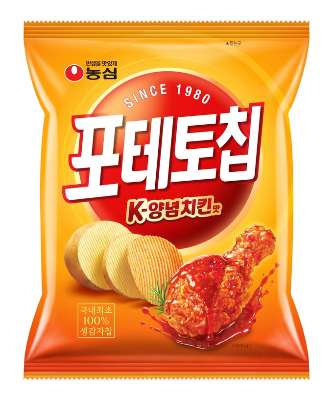 농심 포테토칩 K-양념치킨맛 제품 이미지. 사진=농심
