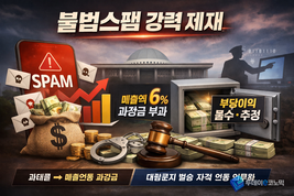 불법스팸 강력 제재...매출액 최대 6 과징금