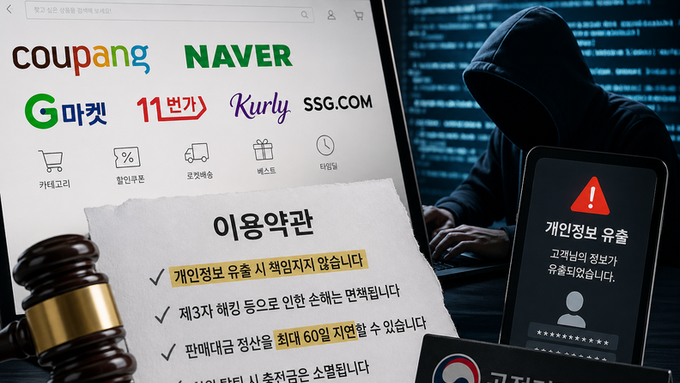 해킹당해도 “회사 책임 없다”…오픈마켓 불공정 약관 손질